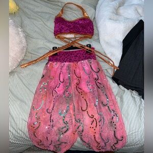 Girls Y Sequin Dance Costume
